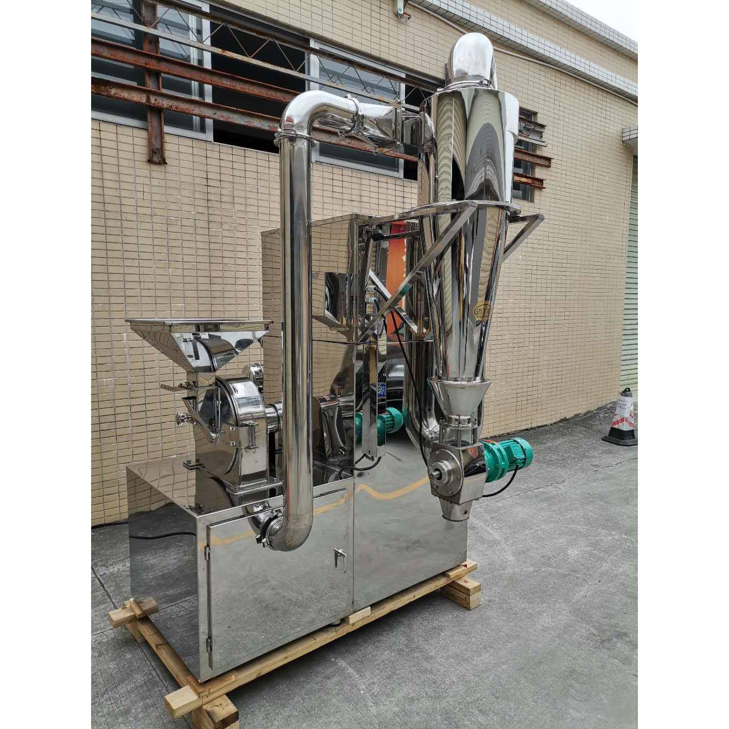 304不锈钢脉冲粉碎机除尘工业粉碎机沙克龙无尘粉糖机