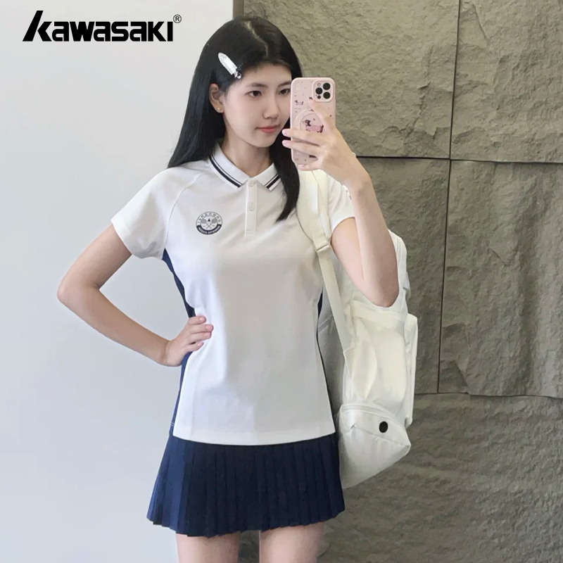 Kawasaki川崎复古学院风羽毛球服