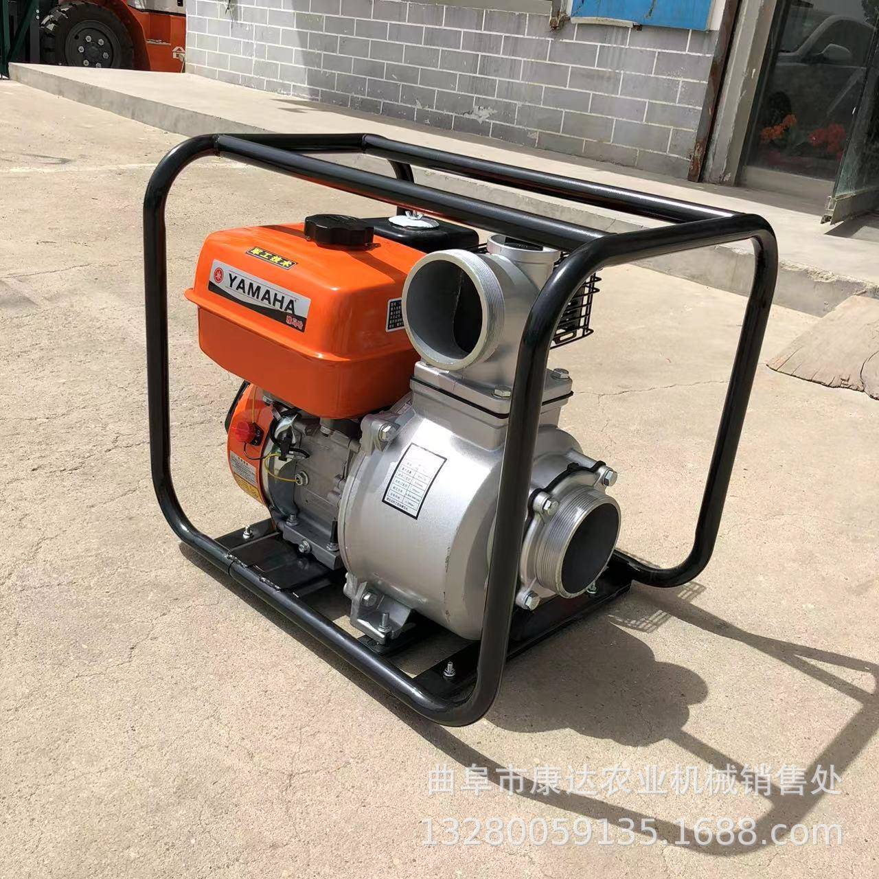 汽油机4寸水泵市政应急防汛排水泵小型电启动自吸泵