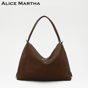 韩国ALICE MARTHA女高级感单肩手提腋下包简约通勤包托特包