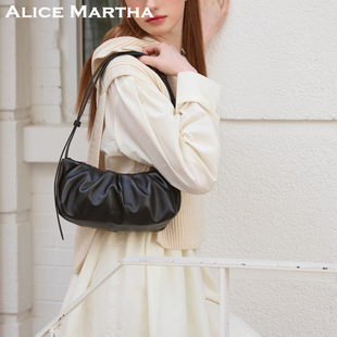 韩国ALICE MARTHA女精致腋下包单肩包小众设计感手提云朵包通勤包