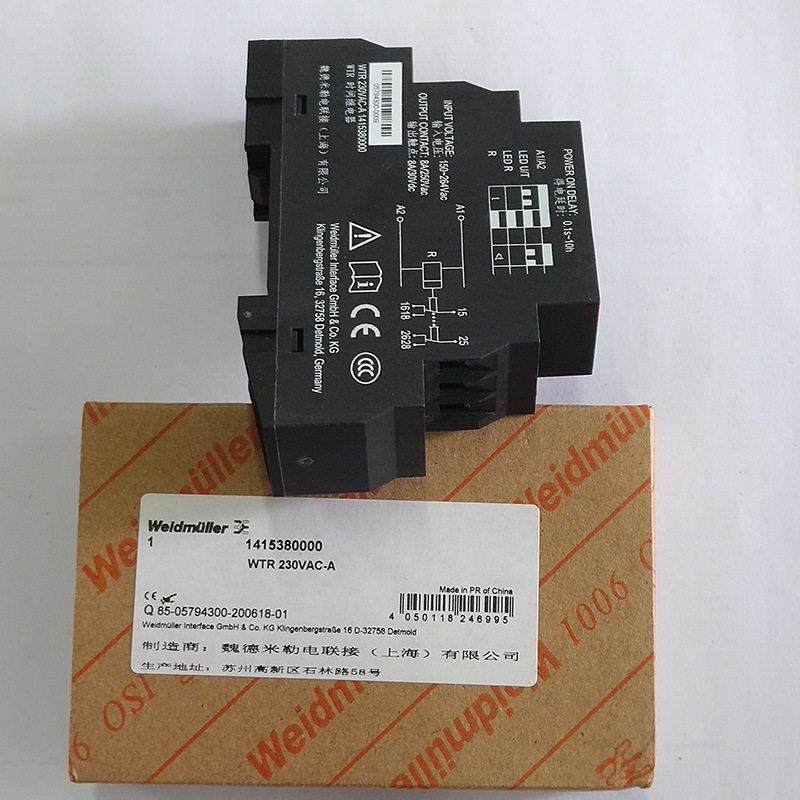 魏德米勒时间继电器 1415380000 WTR 230VAC-A