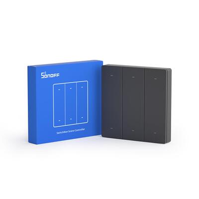 SONOFF R5智能情景开关遥控器易微联智能家居墙壁开关按键黑色白