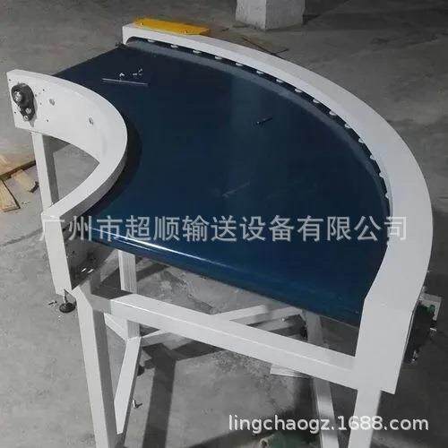 物流通用90°转弯机输送机转弯输送带输送设备流水线皮带运输机