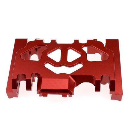 TRAXXAS TRA-4 82056-4铝合金中波箱底板 底盘升级件TRX4波箱底座