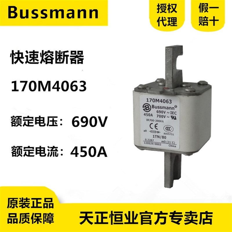 美国巴斯曼Bussmann低压快速熔断器170M4012/170M4018/170M4063