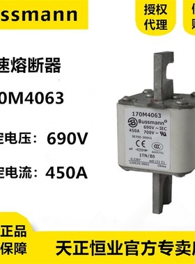 美国巴斯曼Bussmann低压快速熔断器170M4012/170M4018/170M4063