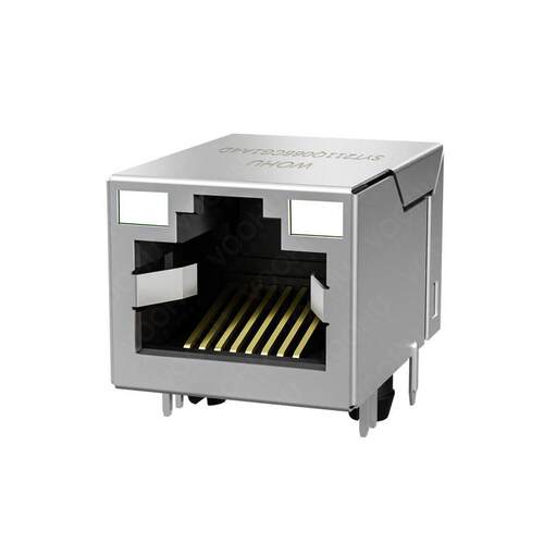 SYT211Q075CG1A4DZ 口 口朝上集成千兆变压器RJ45 网络连接器