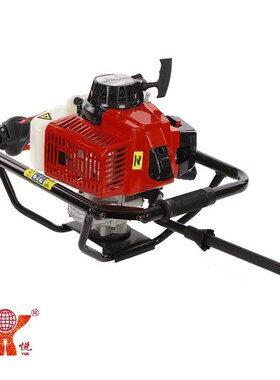 恒悦 HY-GD680-LK-829 68CC大功率带刹车款式 地钻挖坑机打洞机