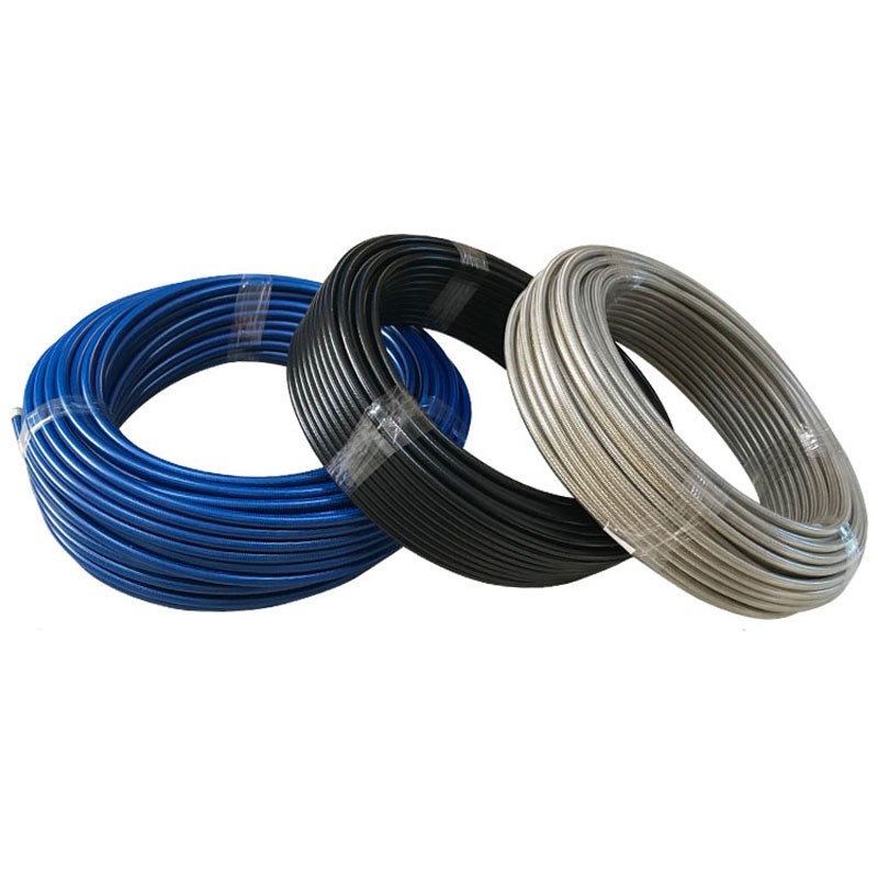 国产不锈钢加硅胶编织聚四氟乙烯波纹管耐高温耐腐蚀不烫手