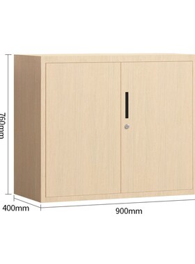 木纹文件柜铁皮柜钢制办公档案资料存放柜器械收纳柜书柜转印黄色