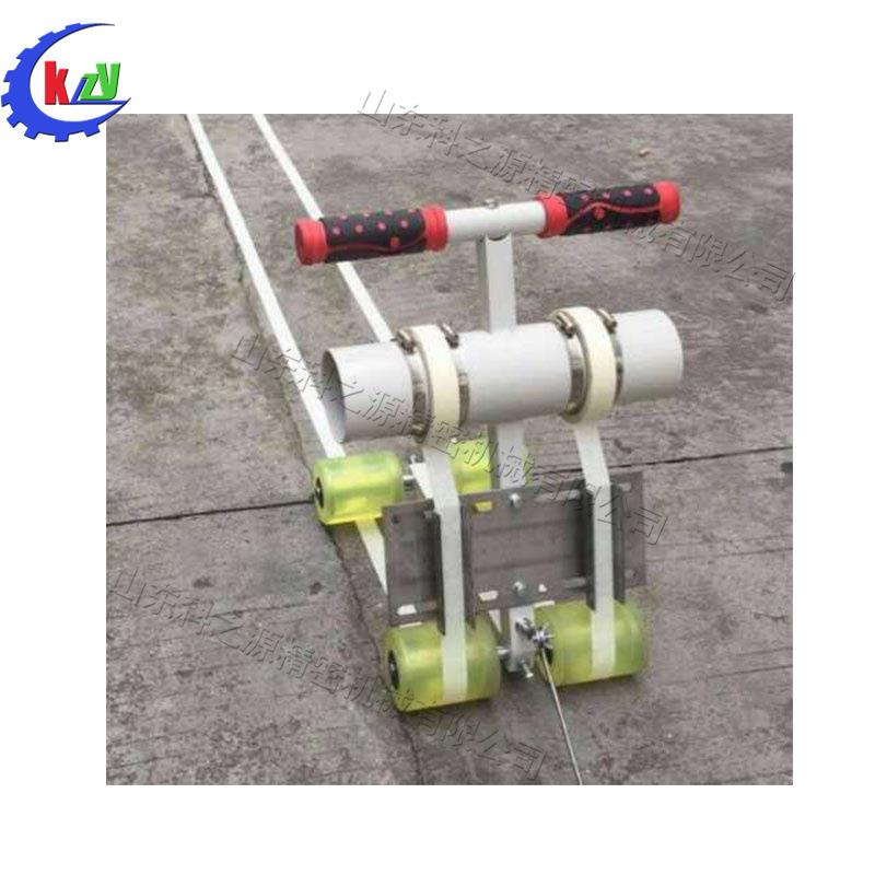 体育场塑胶球场贴带机转弯地坪划线贴边机公路斑马线电动划线车