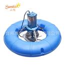 不锈钢涌浪曝气式 虾塘养殖设备 增氧机鱼塘养殖江河湖道治理喷涌式