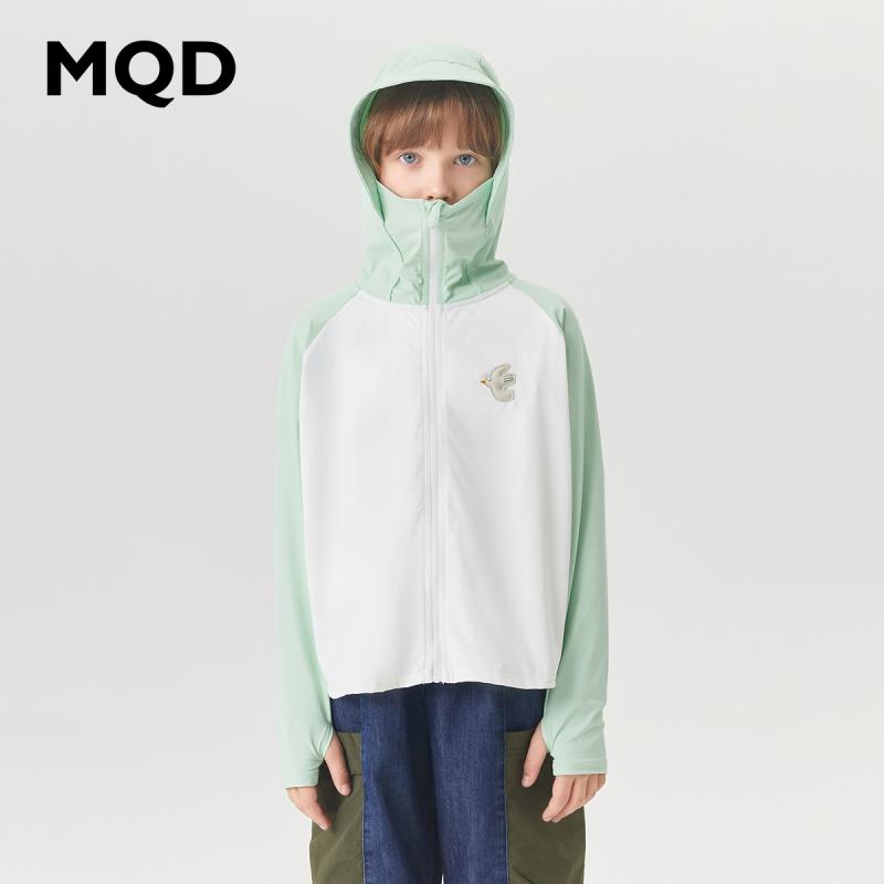 50连帽MQD男大童PF排汗吸湿防晒