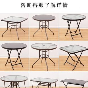 餐桌家用吃饭网红夜市摆摊不占地方旧货市场宿舍简易圆方桌折叠桌