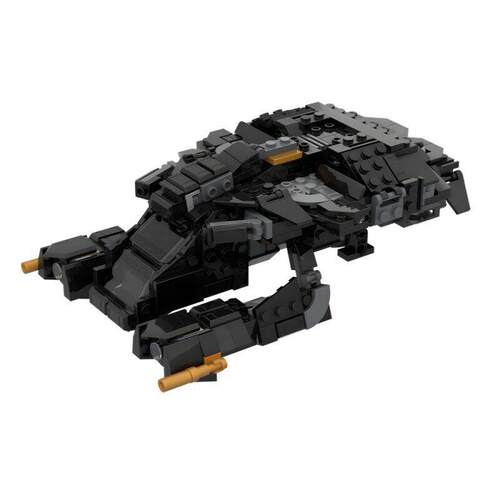 蝙蝠侠-黑暗骑士崛起蝙蝠战车积木模型替造型 MOC-232837 76303