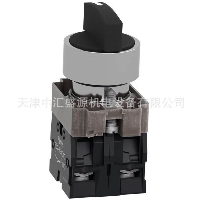 XB2开关XB2BD33C三档选择开关2NO标柄按钮开关ZB2BD3C+ZB2BZ103C