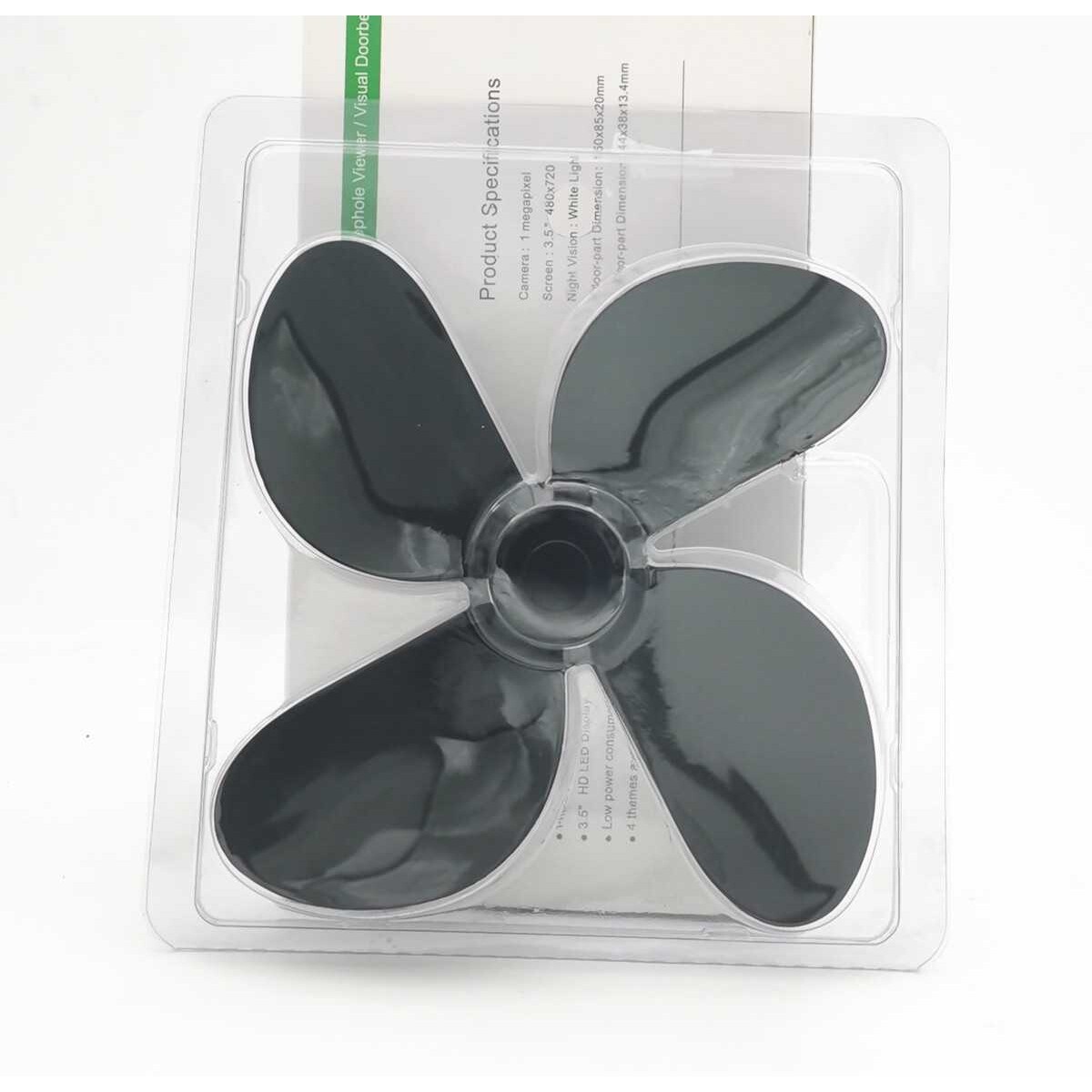 Fireplace加厚壁炉风扇配件铝合金扇叶4叶stovefan暖风机叶片