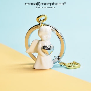 守护天使钥匙扣包包挂件 比利时metalmorphose合金可爱礼物送女生