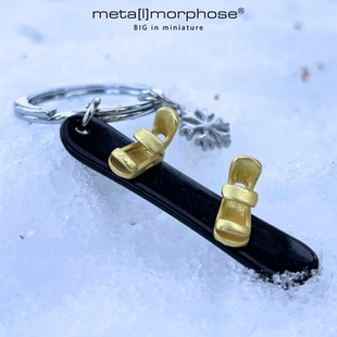 滑雪板钥匙扣包包挂件 比利时metalmorphose趣味冬季运动礼物推荐