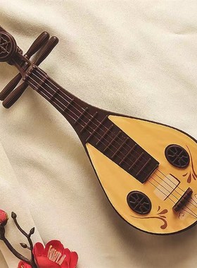 古风小物件桌面装饰摆件仿u真家具摆设拍照小道具屏风古筝琵琶玩