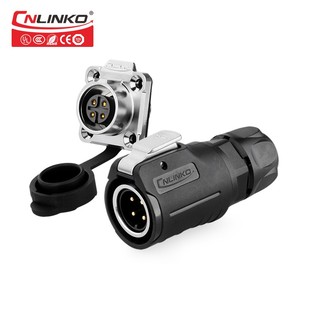 9芯电线电缆连接 凌科工业防b水16mm接插头插座LP16