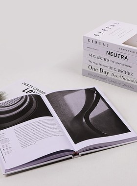 现代简约英d文装饰书样板房咖啡厅书架办公室书房仿真可翻页道具