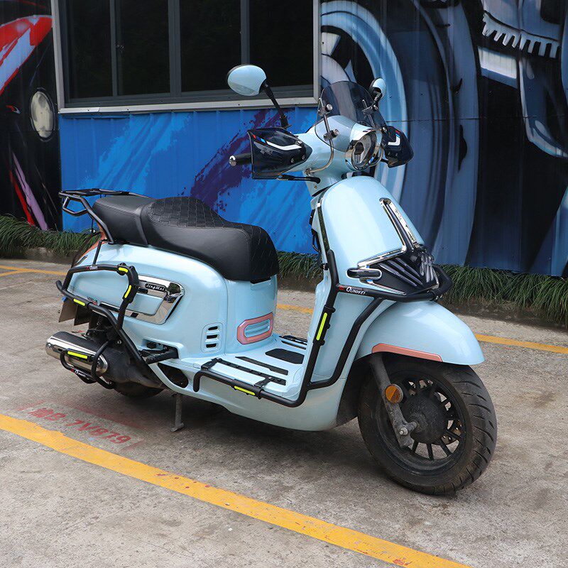 适用隆鑫无极SR150C贝多芬保险杠前后护杠防摔杠LX1S50T-36排气杠