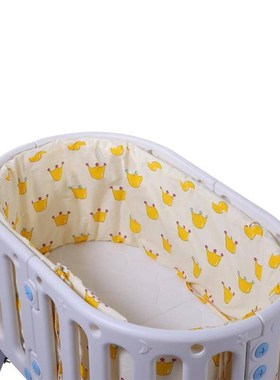 摇篮婴儿床欧式宝宝床可折叠多功能bEb新生儿童拼接大床无漆小摇