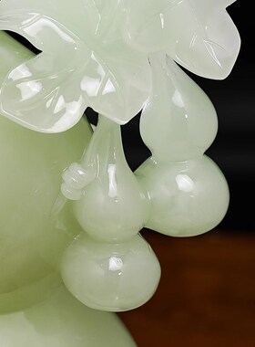 源盛集珍新中式玄关五福临w门葫芦摆件装饰招财搬家礼物乔迁礼品