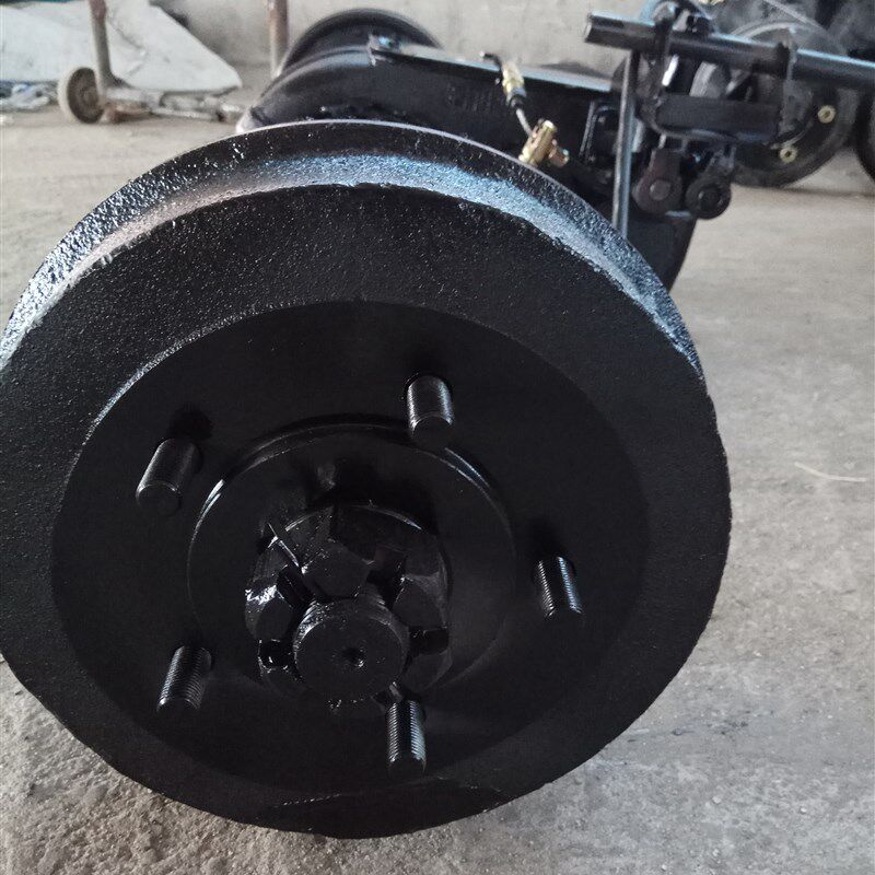 山东莱州柴油农用三轮车工程巨力四档4I速变速箱后桥总成改装配件