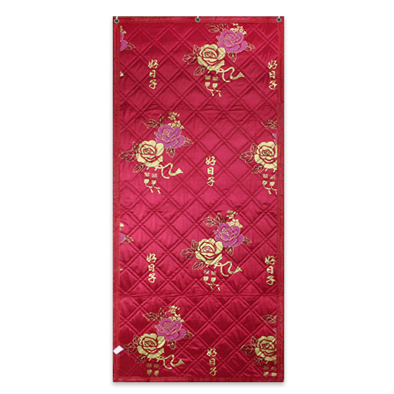 定做冬季保温保暖防风防水加厚家用棉门帘隔断隔音帆W布门帘子包