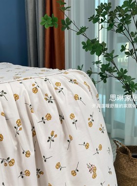 新款双面可脱胆橙色o玫瑰花烤火罩长方形加厚加绒烤火被套罩可拆