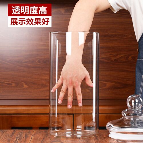 高硼硅耐热玻f璃泡酒瓶带龙头人参药酒密封展示罐泡酒专用酒瓶容