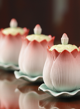 供水杯观音陶瓷杯圣水净水杯八吉祥财神供杯七供用W品七水八供杯