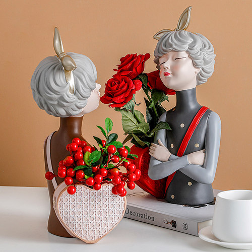 轻奢家居软装搭配摆件样板房装饰品套装客厅玄关电U视柜桌面小摆