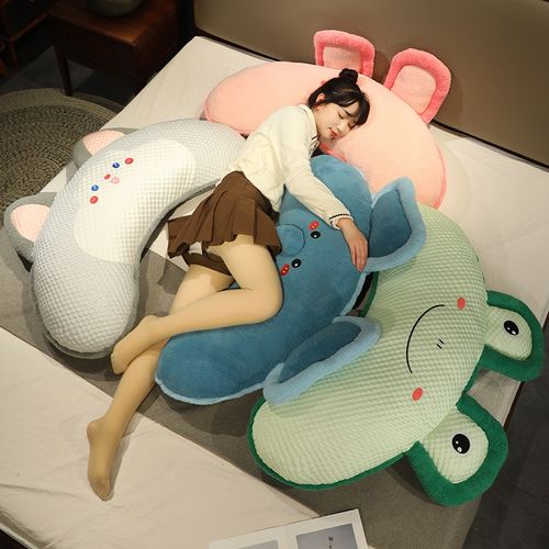 冰豆豆长条抱枕卧室女生床上睡觉夹腿G枕头男生款孕妇靠枕床头靠