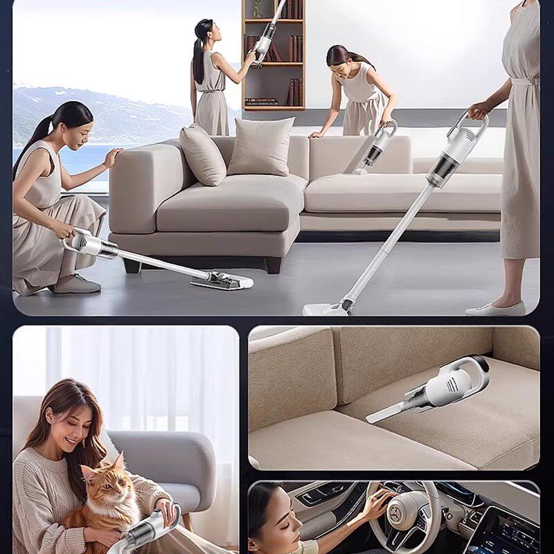 2025新款无线吸尘器超大吸力家A用小型手持超静音吸拖一体机吸猫