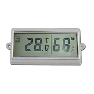 时钟配件 双日历石英挂墙配套专用y液晶显示机芯84x46mm电子温湿