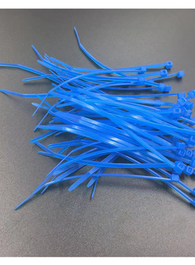 铁特氟龙扎带耐高低温280o度蓝色 2.5*100mm 200/300/430阻燃94V-