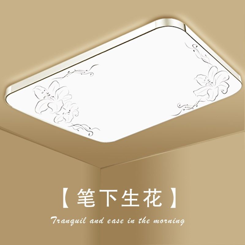 LED吸顶e灯客厅灯具大气简约现代卧室长方形遥控书房餐厅阳台灯饰