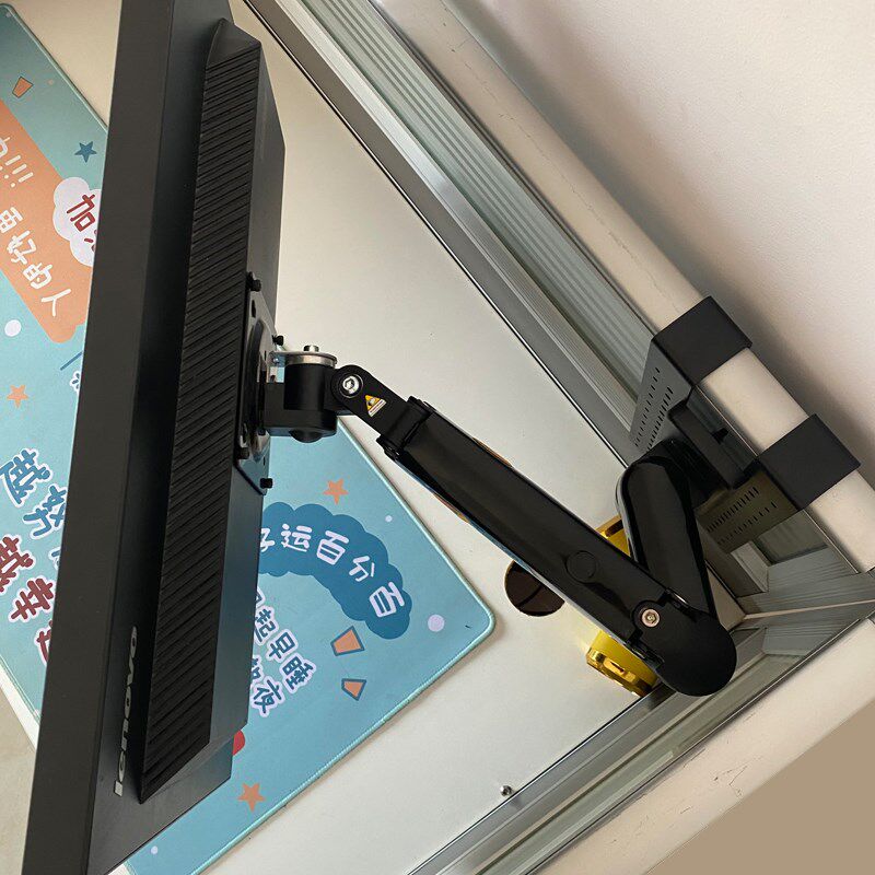 高档电脑显示器转角m支架工位屏风转角挂架显示屏转角位屏幕辅助