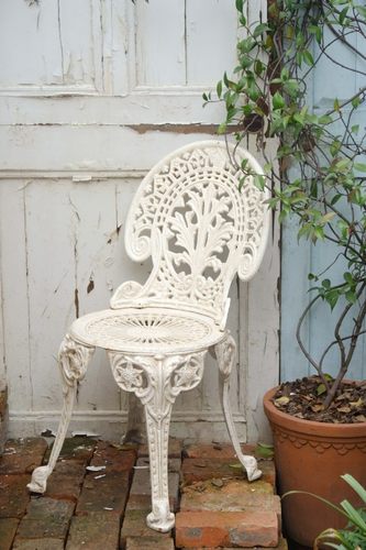 户外花园庭院铸铁椅子杂货O装饰ins出口