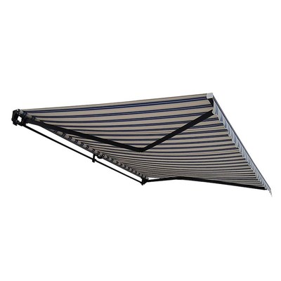 户外大跨度遮阳棚伸缩式雨棚电动遥控露台海边楼顶抗风雨篷停车棚