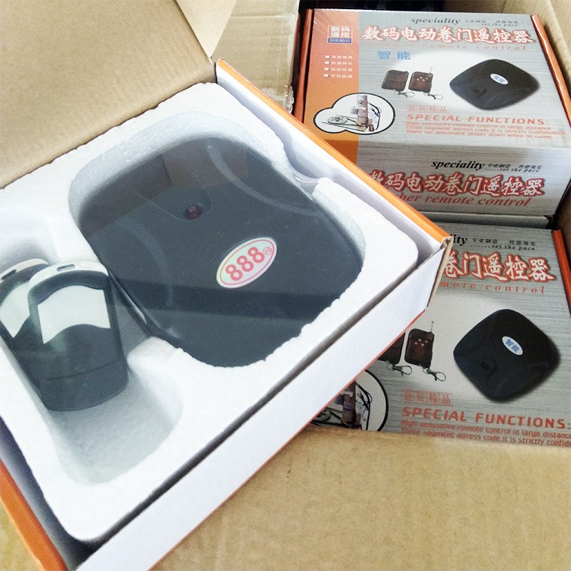 888卷帘门电机遥控器 外挂电机遥控器  卷闸门链条机控制器