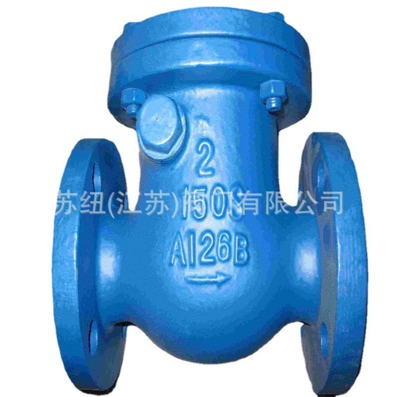 H41HW-16C法兰止回阀_铸钢波纹管升降式止回阀