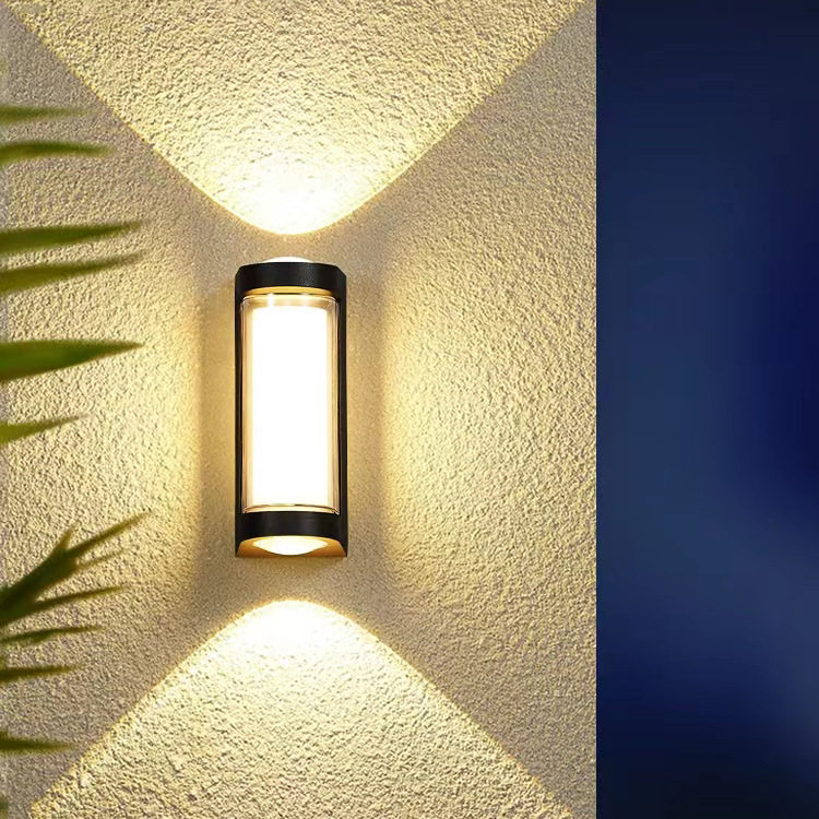 壁灯户外防水现代简约别墅阳台庭院过道外墙大门极简led灯