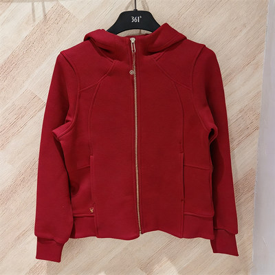 361度女款26春季新款连帽开襟卫衣 562614805