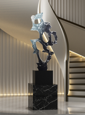 优选太湖石艺术雕塑大号摆件样板间酒店大堂软装饰客厅玄关抽象工