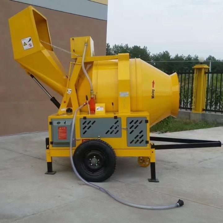 适用于液压站式滚筒混合搅拌机 柴油动力翻斗式物料均匀混合机